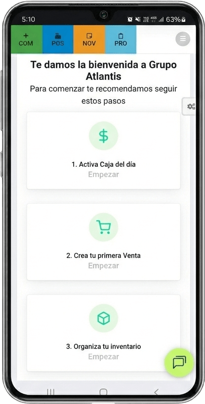 Aplicación móvil Grupo Atlantis